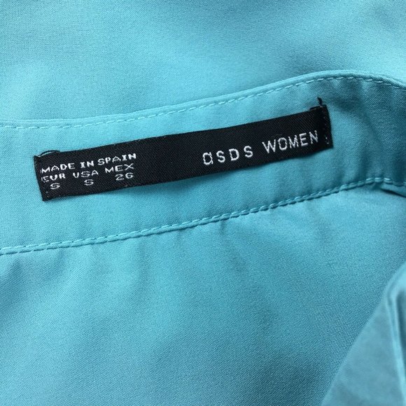 ASDS Women's Button Down Blouse Sleeveless Top S - Picture 7 of 8